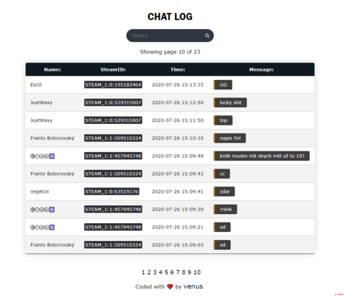 Więcej informacji o „Chat Log + Interfejs webbowy”